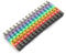Kabelkennzeichnung 0-9 Nummer Kabelmarkierung Digitaler Röhrendraht Kunststoff Drahtkabelmarkierung Clip Kabelmarkierungsrohr Bunt zum Kabel Nummerierung (150Pcs 1.5mm²)