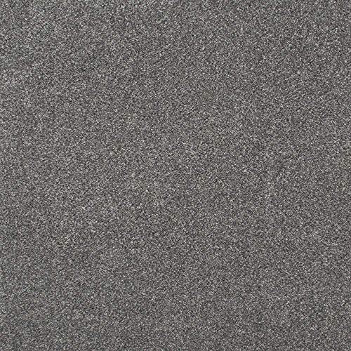 247Floors Saxony Carpet 17mm Thick Flecked Stain Resistant Actionback (Mid Grey, 3m x 5m)