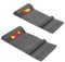 WilTec Lot 2X Butoir de Voiture – 528 x 250 x 52 mm – Auto-adhésif – Tapis de Parking comme Aide au stationnement Seuil de freinage Auto Garage Véhicule
