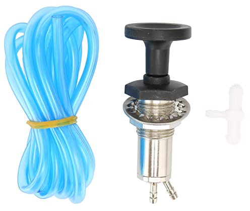 Fuel Primer Plunger Pump Kit, Universal Fuel Primer Plunger Pump for Snowmobile ATV UTV Motorcycles Motor Boats