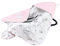 Baby Delux Baby Einschlagdecke für Babyschale Autositz Kinderwagen Buggy weiche Decke 90x90 cm mit Kapuze Baumwolle Samt Winterdecke Ganzjahresdecke (Rehe rosa)