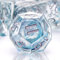 SIQUK 7 Pezzi Dadi Poliedrici Dadi da Gioco Polyhedral Dadi 7-Die DND Dice Set D4 D6 D8 D10 D12 D20 D% per DND RPG MTG Dungeon Dragons (Sabbie Mobili Liquide, Blu Chiaro)