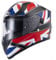 Vcan H128 Full Face Dual Visor Motorcycle Helmet Britain Union Jack (M)