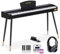 AODSK AD-X1 Digital Keyboard for Beginners with 88 Keys, Full Size Electric Piano for Beginners with Sheet Music Stand, Pedal, Power Adapter, Support Mode