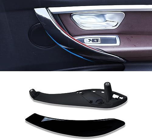 SHSBSCAR Schwarzes Türgriff-Reparaturset rechts + Außenabdeckung für BMW F30 F31 F32 F33 F34 F35 F36 M3 F80 M4 F82 F83 3/4er-Serie (2012-2018) - Beifahrerseite