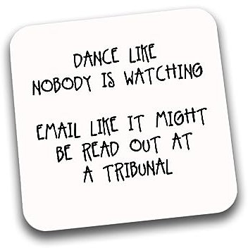 Rib Ticklerz - Funny Office Email Coasters Novelty Hilarious Humour Gift Colleague Secret Santa Work Office Joke Banter Friends Birthday DC233