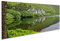 islandburner Bild auf Leinwand Kylemore Abbey Burg Galway Irland Bilder Wandbilder Poster AEBE-Pano