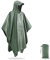 CANRNYACBZ Schwarz Regenjacke Regenponcho, Regenmantel Wasserdicht Unisex Camping Zelt Campingdecke 3 in 1 Multifunktionaler Regencape (DE/NL/SE/PL, Numerisch, 38, 50, Regular, Regular, Grün)