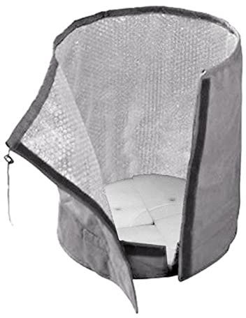 Joayuezo Housses de Protection pour Plantes, Housses d’hivernage pour Plantes en Pot Sac de Protection Thermique pour Pot de Fleurs, Housses Hivernage, Protection Hivernale des Plantes (L,Grey)