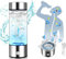 Hydrogen Water Bottle, Hydrogen Water Bottle Generator, Ion Water Bottle Improve Water Quality in 3 Minutes, Hydrogen Water Ionizer Glass Health Cup for Home Travel