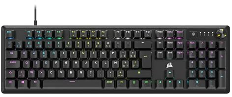 Corsair K70 RGB Core Mechanical Gaming Keyboard - Backlit RGB LED LineairRed - BE Azerty - Zwart (PC/Mac/Xbox/Playstation)