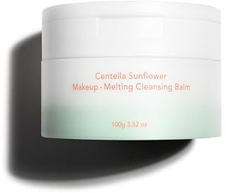 Centella Sonnenblume Makeup-Schmelzende Reinigungsbalsam 100g | Empfindliche Haut, Sanfter Gesichtsreiniger, Starkes Make-up entfernen, Feuchtigkeitsspendend, Porenpflege, K-Beauty