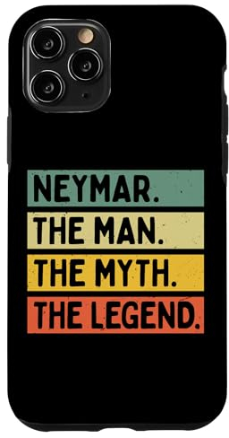 Hülle für iPhone 11 Pro Zitat Neymar The Man The Myth The Legend