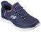 Skechers Femme Summits Diamond Dream Basket, Navy, 39 EU Large