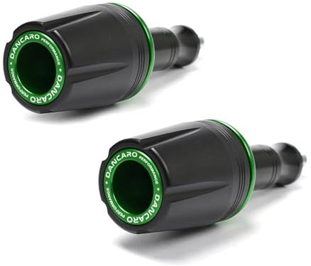 BDDXWSM Motorrad-Sturzpads, Rahmen, Fallschutz, Antikollisionspad, Anti-Fall-Schutzzubehör Für Kawasaki Z125 Z400 Z900 Rahmen-Sturzpads(GRÜN)