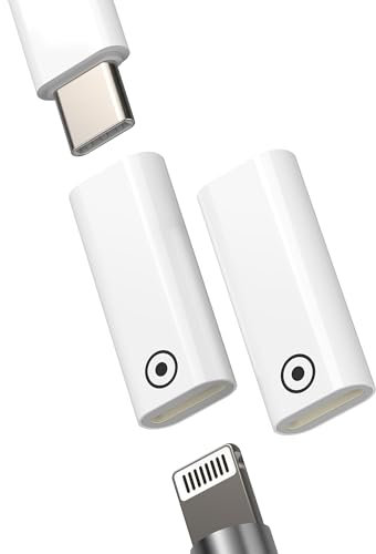 Adattatore per Lightning femmina a USB C femmina (2 Pack) per Apple Pencil 1st generazione connettore USB-C per iPad Pro penna ricarica sostitutivo per Apple Pencil prima generazione penna caricatore