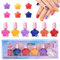 ETYJO Girls Nail Varnish Sets Kids - 6 Colors Non-Toxic Nail Polish Water-Based Childrens Nail Polish, Peel-Off Toddlers Nail Varnish for Girls Teens Gifts Kit