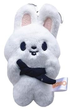 Stray-Kids Porte-clés magnétique en peluche 10 cm « ATE » SKZ-oo Porte-clés « Stay » mignon porte-clés pendentif boucle magnétique autocollant réfrigérateur, Leebit, 10cm