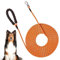 PLUSHCEWT Schleppleine 5m 10m, Orange Schwarz Schleppleine für Kleine Hunde, Reflektierende Schleppleine Biothane Schleppleine Retrieverleine Trainingsleine Hausleine für Hunde (Orange, 10M)
