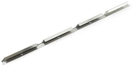 Grillrost.com Das Original Edelstahl Flammbrücke für Broil King 5er - Massive Zündschiene aus einem Stück geformt