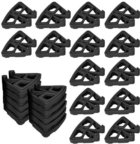 24 Stück Blumentopfhalter,Dreieckiger Topfhalter,Stapelbarer Blumentopfboden,Atmungsaktive Blumentopffüße,Topffüße Für Innen- Und Außenbereich Blumentöpfe Und Blumen Im Freien Garten, Pflanze
