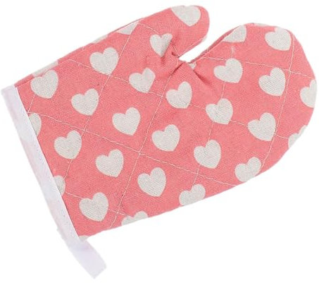 Cabilock de Cuisson Accessoires de Cuisine Accessoires à Four à Micro-Ondes Mitaines de de Cuisine Petites Mitaines de Cuisine de Cuisine Haute température Coton Rose