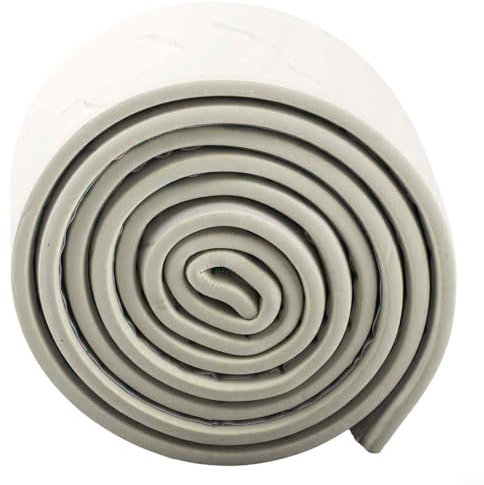 Battiscopa in marmo ispessito per protezione degli angoli, elegante striscia anti collisione per la decorazione della casa (texture bianca)