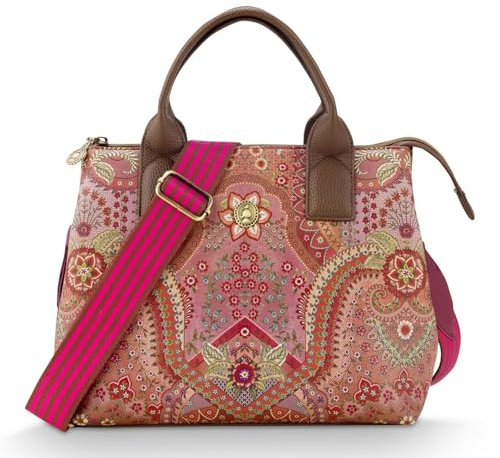 Pip Studio Fia Handbag Medium Jabali Red 26.5x14x22cm