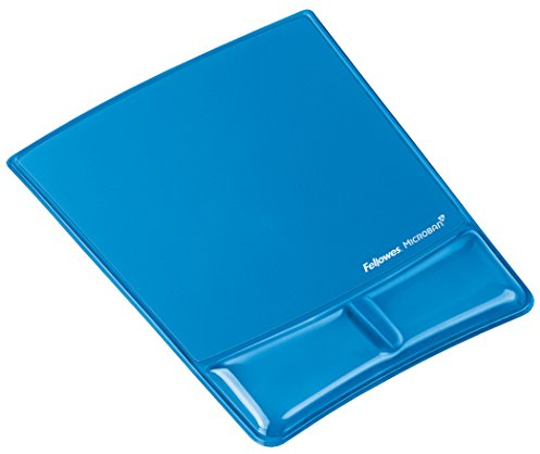Fellowes Crystals Mouse Pad/Wrist Rest Blue
