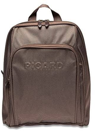 Picard Rucksack Damen Hitec Cafe | Tagesrucksack Braun aus Nylon mit Reißverschluss & gepolsterten Schulterriemen | Sportlich, Modern, Alltag & Business-tauglich | Damen-Rucksackhandtaschen