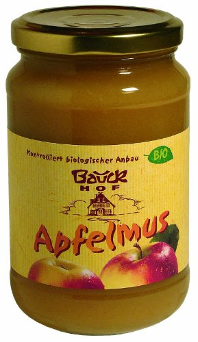 Bauckhof Apfelmus, 4er Pack (4 x 360 g) - Bio