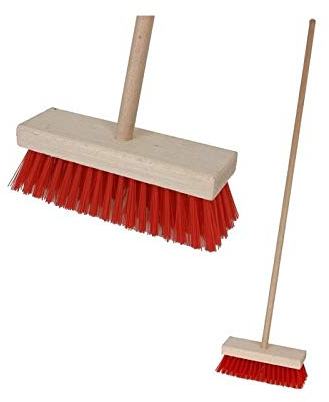 Goki Juego de imitación Escoba o Cepillo de Madera de 70 cm Niños de 3 años +