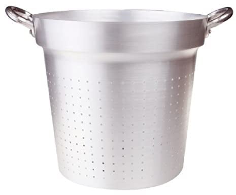 Pentole Agnelli FAMA85SC36 Salsa Pomodoro Scolapomodoro in Alluminio, Argento, 36 cm