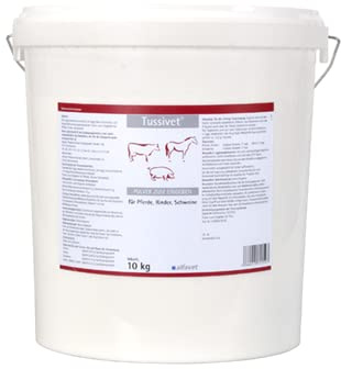 Alfavet Tussivet, Pulver zum Eingeben für Pferd, Rind und Schwein, bei Husten, 10kg