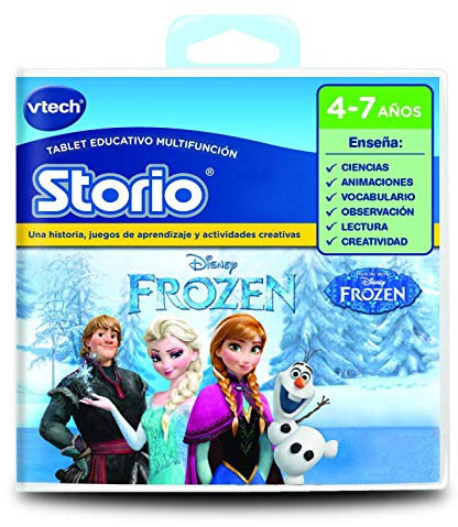 VTech - Juego para Storio 2,Frozen, 3S, Storio MAX, en español, 5-9 años (80-234522)