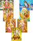 Nachdruckposter Hindu-Götter und Göttin, Größe 50,8 x 40,6 cm, 10 Stück