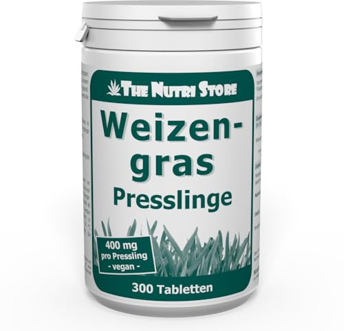 Weizengras 400 mg Presslinge 300 Stk. - wertvolle Biostoffe für eine gesunde Ernährung