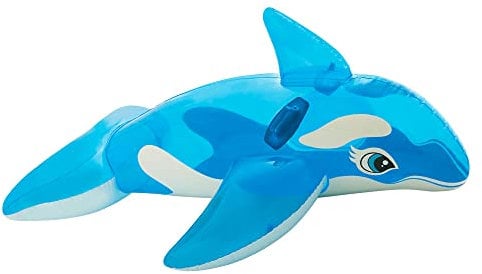 Intex Ballena Hinchable acuática, colchoneta para Piscina con 2 Asas, 152x114 cm (58523)