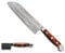 GÜDE Solingen - Santoku Messer Damaststahl geschmiedet, 18 cm, Wüsteneisenholz, F.GÜDE, Handmade Germany