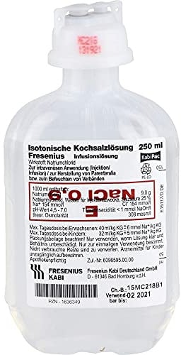 Isotonische Kochsalzlösung Fresenius Infusionslösung, 250 ml Lösung