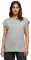 Urban Classics Damen Kurzarm T-Shirt Ladies Extended Shoulder Tee, Grey L