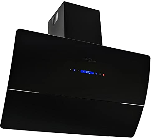vidaXL Hotte Murale Acier Inoxydable 756 m³/h 90 cm Noir Aspirante Cuisine