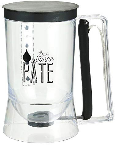 Lily cook Verseur Pate à Gateau à Piston, Noir, 900ml