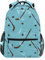 Vintage Ice Hockey Blue Schulrucksack für Jungen Mädchen Kinder Reisetasche Bookbag