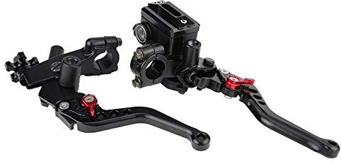 KSTE Kupplungshebel Motorrad, 7/8 inch 22mm Universal Motorrad-Bremsen Kupplungs Geberzylinder Reservoir Hebel für Pit Bike Dirt ATV Motocross