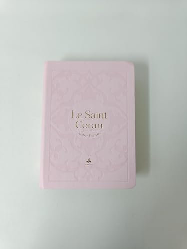 Saint Coran Bilingue - Poche- Couverture Daim rose clair
