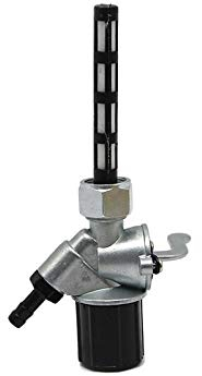 Benzinhahn Kraftstoffhahn schräg mit Wassersack für Simson S50 S51 SR1 SR2 MZ ES