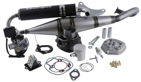 Kit tuning Sport 70 cm³ pour pot d'échappement compatible pour Piaggio Zip Gilera Runner NRG