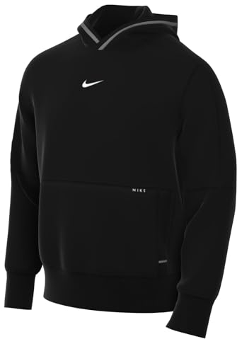 NIKE DH9380-010 M NK STRKE22 PO Hoody Sweatshirt Herren Black/White Größe L