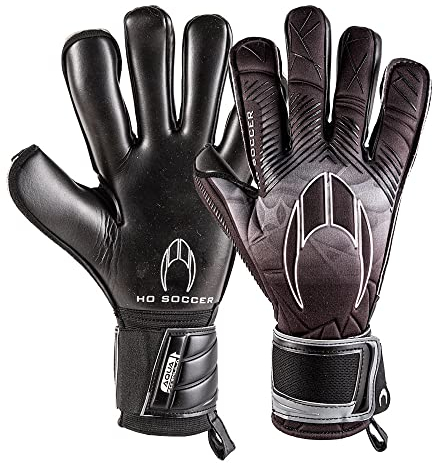 HO Soccer Phenomenon Pro III Roll/Negative Blackout Torwarthandschuhe, Unisex, Erwachsene, Schwarz, 9